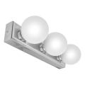 Open Design OR85709 - Aplique de pared para baño MERINO, 3x G9/8W/230V, 30 cm, IP44, acabado en cromo brillante