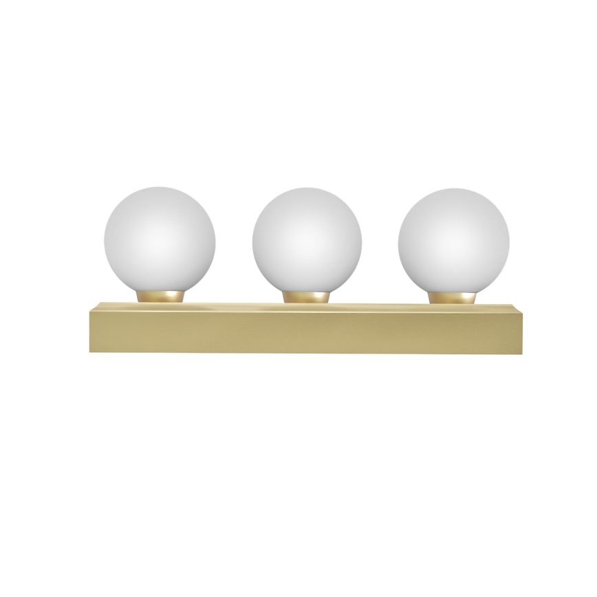 Open Design OR85716 - Aplique de pared para baño MERINO 3xG9/8W/230V 30 cm IP44 latón