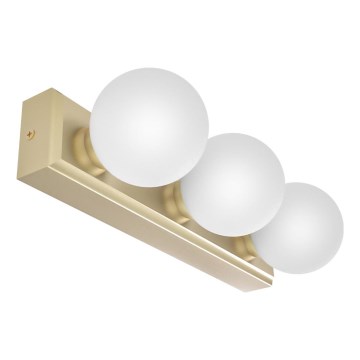 Open Design OR85716 - Aplique de pared para baño MERINO 3xG9/8W/230V 30 cm IP44 latón