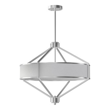 Open Design OR85822 - Lámpara de techo con varilla ZUNDO 4xE27/15W/230V cromo mate/blanco