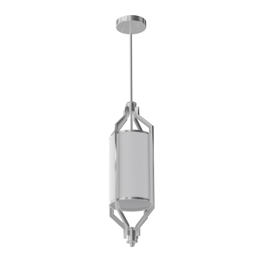 Open Design OR85853 - Lámpara de techo con varilla ZUNDO 1xE27/15W/230V cromo mate/blanco