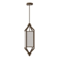 Open Design OR85877 - Lámpara de techo con varilla ZUNDO 1xE27/15W/230V marrón/beige
