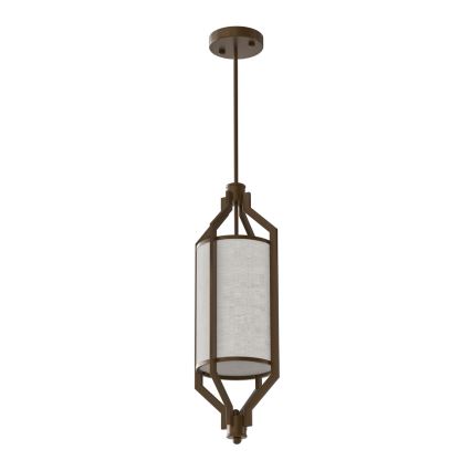 Open Design OR85877 - Lámpara de techo con varilla ZUNDO 1xE27/15W/230V marrón/beige