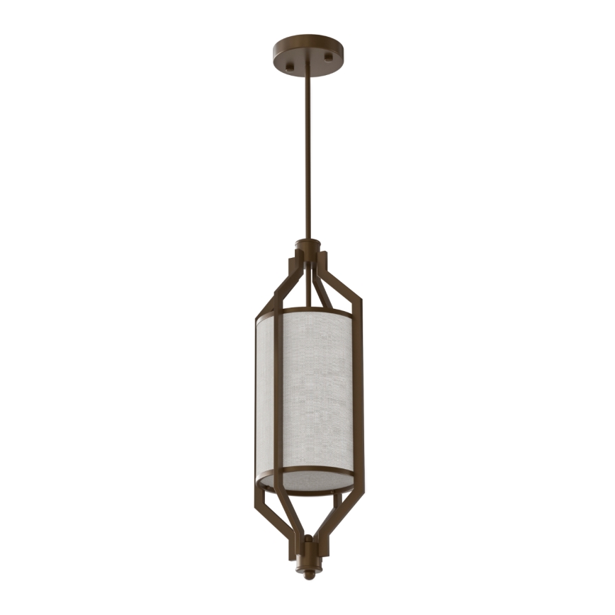 Open Design OR85877 - Lámpara de techo con varilla ZUNDO 1xE27/15W/230V marrón/beige