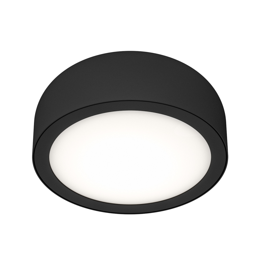 Open Design OR85891 - Plafón LED CEDRONE, 8W, 230V, 3000/4500/6500K, Ø 12 cm, negro