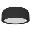 Open Design OR85891 - Plafón LED CEDRONE, 8W, 230V, 3000/4500/6500K, Ø 12 cm, negro