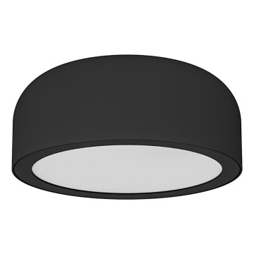 Open Design OR85891 - Plafón LED CEDRONE, 8W, 230V, 3000/4500/6500K, Ø 12 cm, negro