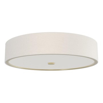 Open Design OR85976 - Lámpara de techo ZALINDRO 4xE27/15W/230V Ø 54,5 cm blanco/latón