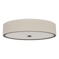 Open Design OR85990 - Lámpara de techo ZALINDRO 4xE27/15W/230V Ø 54,5 cm beige/marrón