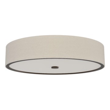 Open Design OR85990 - Lámpara de techo ZALINDRO 4xE27/15W/230V Ø 54,5 cm beige/marrón