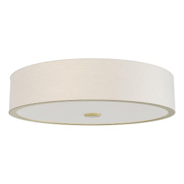 Open Design OR86034 - Lámpara de techo ZALINDRO 6xE27/15W/230V Ø 74,5 cm blanco/latón