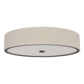 Open Design OR86041 - Lámpara de techo ZALINDRO 6xE27/15W/230V Ø 74,5 cm beige/marrón