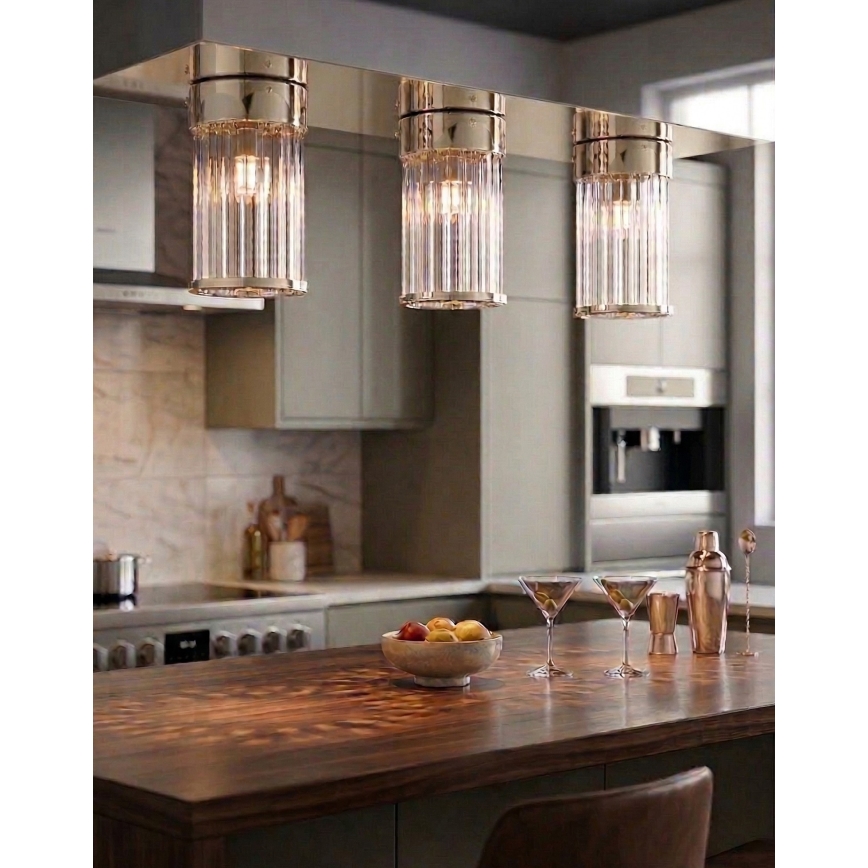 Open Design OR86089 - Foco FIATTO 1xG9/8W/230V oro rosa
