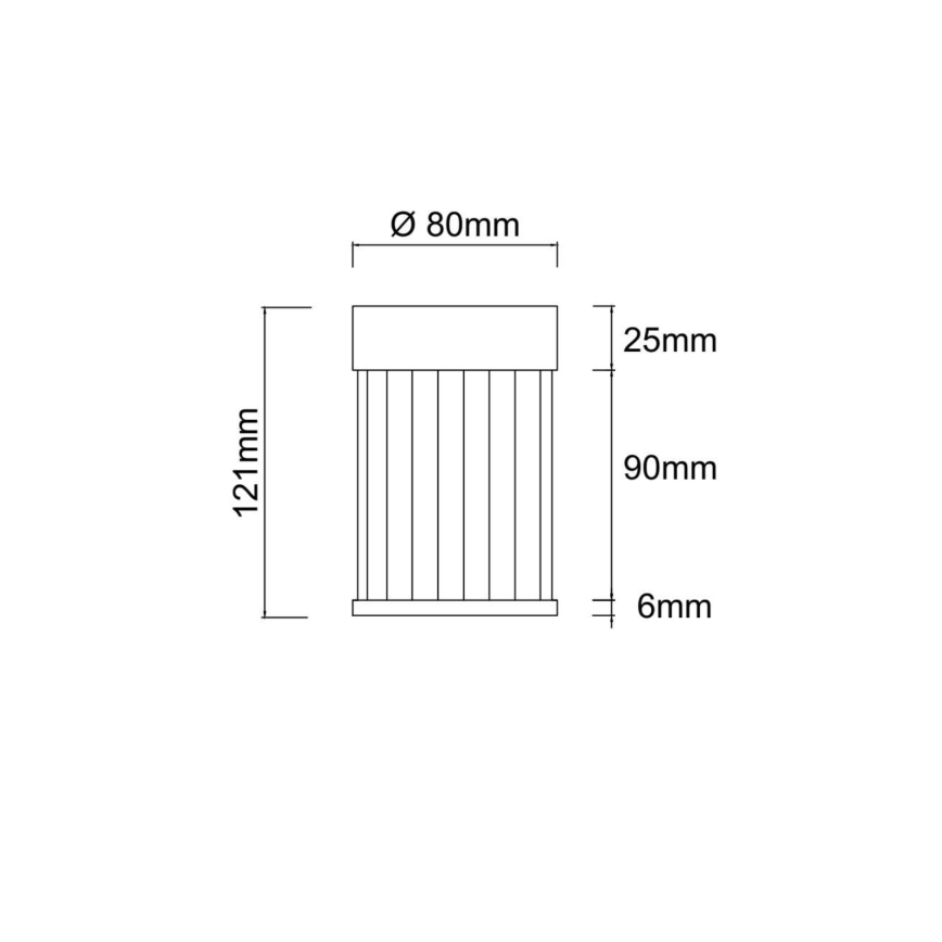 Open Design OR86089 - Foco FIATTO 1xG9/8W/230V oro rosa