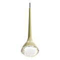 Open Design OR86171 - Lámpara colgante LED con cable CRIMA LED/7W/230V, acabado en latón