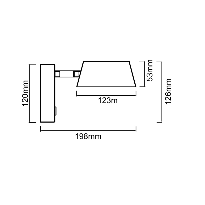Open Design OR86546 - Lámpara de pared LED TIMO LED/6W/230V 3000/4500/6500K beige