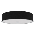 Open Design OR86560 - Lámpara de techo ZALINDRO 4xE27/15W/230V Ø 54,5 cm negro/cromo brillante