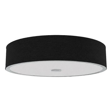 Open Design OR86560 - Lámpara de techo ZALINDRO 4xE27/15W/230V Ø 54,5 cm negro/cromo brillante
