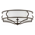 Open Design OR86607 - Lámpara de techo STESSO 4xE27/12W/230V Ø 65 cm marrón