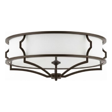 Open Design OR86607 - Lámpara de techo STESSO 4xE27/12W/230V Ø 65 cm marrón