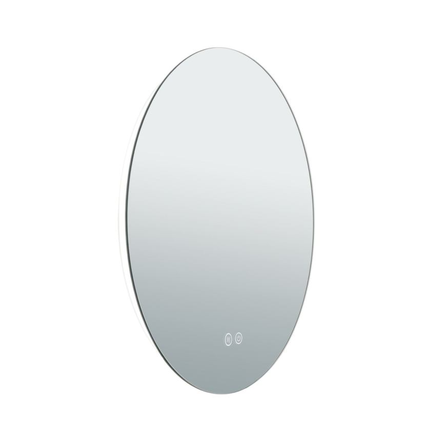 Espejo de pared LED calefactado para baño con retroiluminación FOCUS LED/18W/230V 3000/4200/6000K d. 45 cm IP44