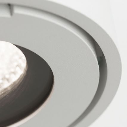 Foco empotrable LED regulable para baño HARVEY LED/15W/230V IP65 blanco