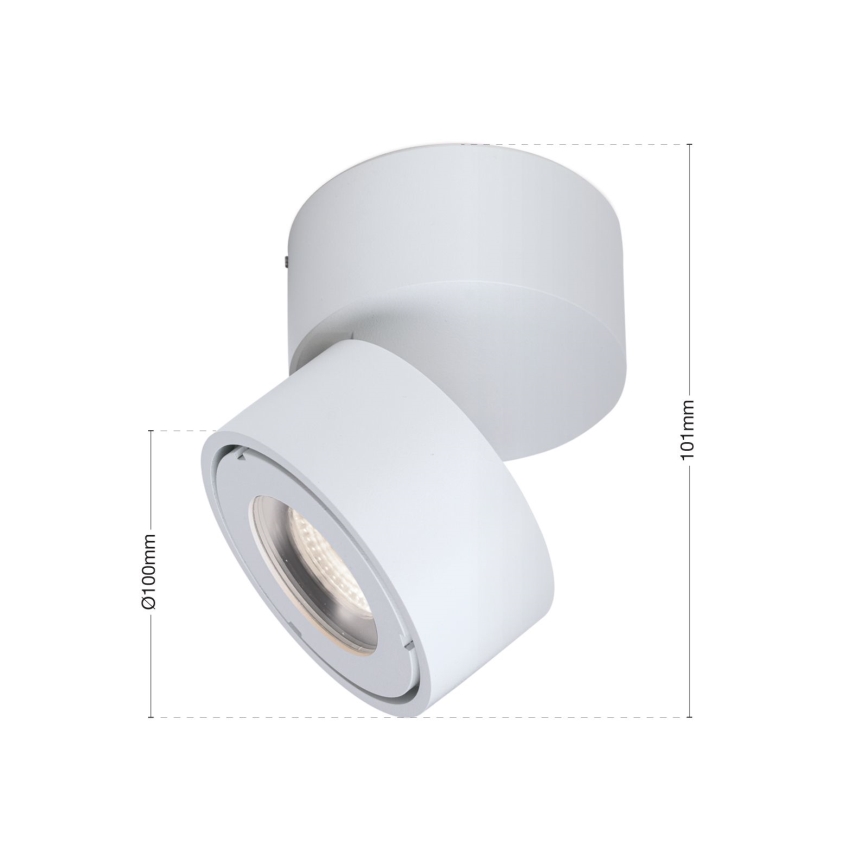 Foco empotrable LED regulable para baño HARVEY LED/15W/230V IP65 blanco