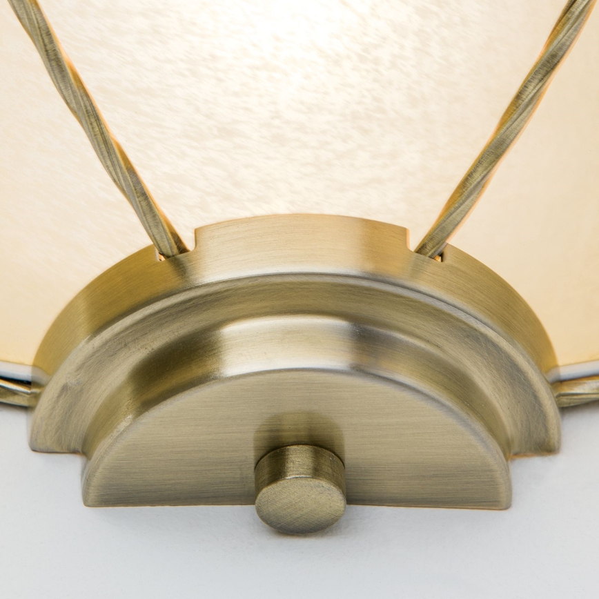 Aplique de pared MAURO 1xE27/60W/230V bronce