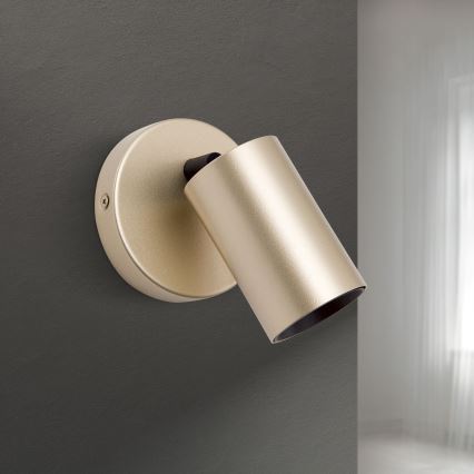 Aplique de pared orientable SEAN 1xGU10/13W/230V dorado