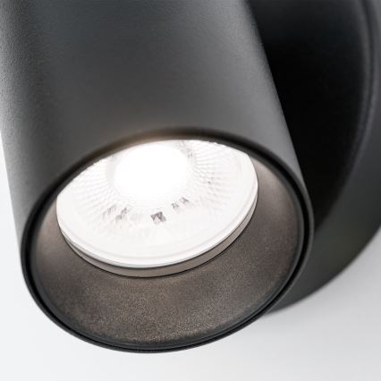 Aplique de pared SEAN 1xGU10/13W/230V negro
