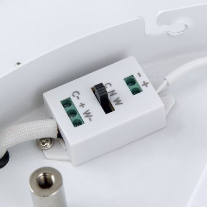 Lámpara de techo LED regulable MASCA LED/47W/230V 2700/3350/4000K Ø 60 cm negra