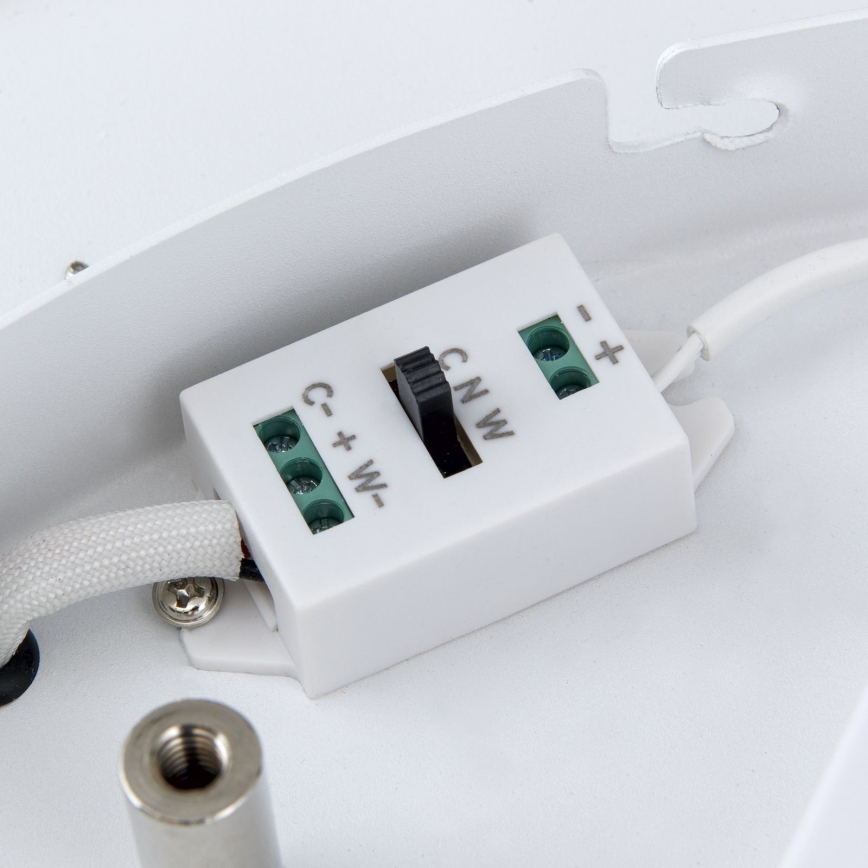 Lámpara de techo LED regulable MASCA LED/47W/230V 2700/3350/4000K Ø 60 cm negra