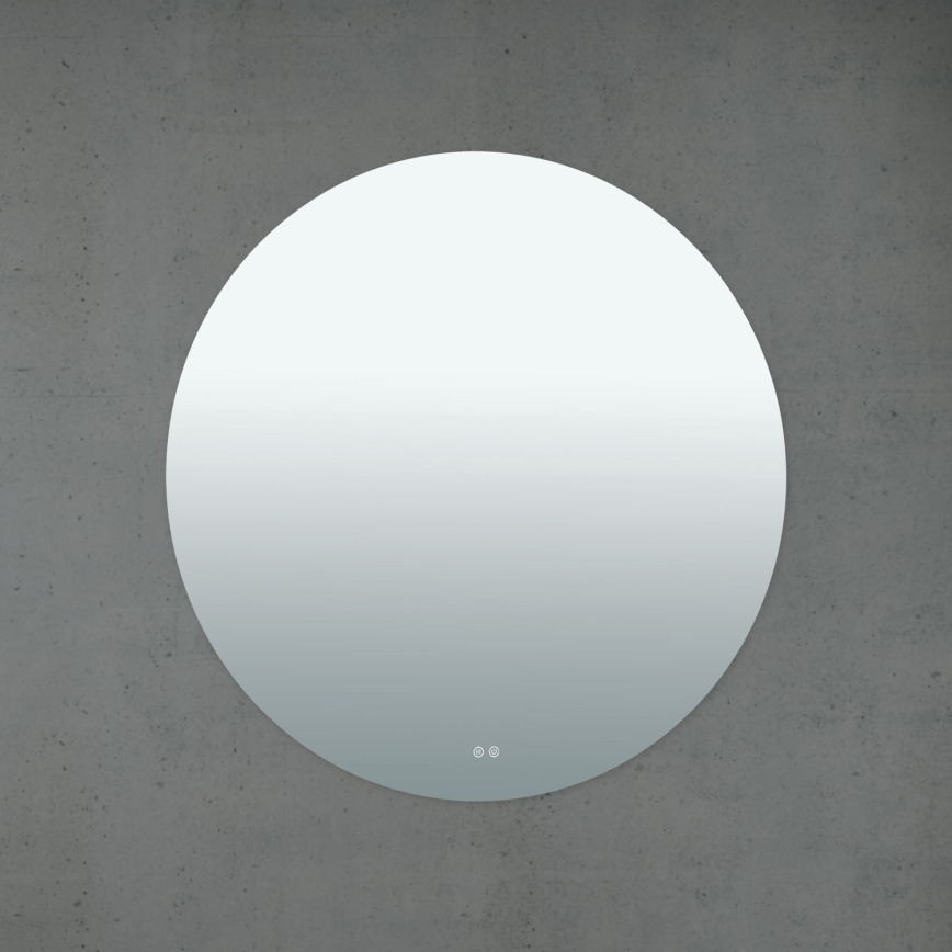 Espejo de baño de pared calefactado con iluminación LED FOCUS LED/30W/230V 3000/4200/6000K Ø 100 cm IP44