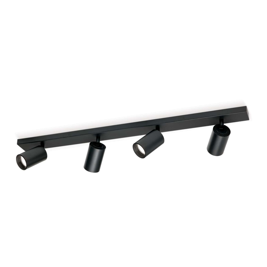 Foco orientable SEAN 4xGU10/13W/230V, negro