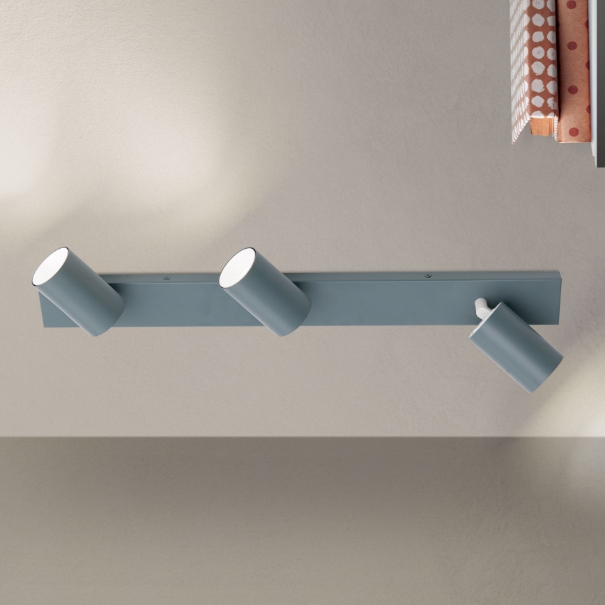Foco PENN 3xGU10/13W/230V, gris