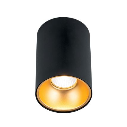 Foco orientable STARLIGHT 1xGU10/50W/230V negro/dorado