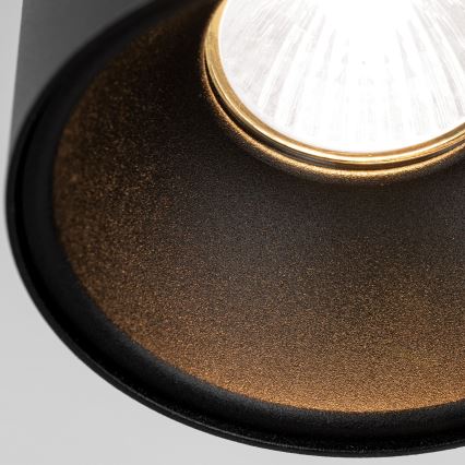 Foco orientable STARLIGHT 1xGU10/50W/230V negro/dorado