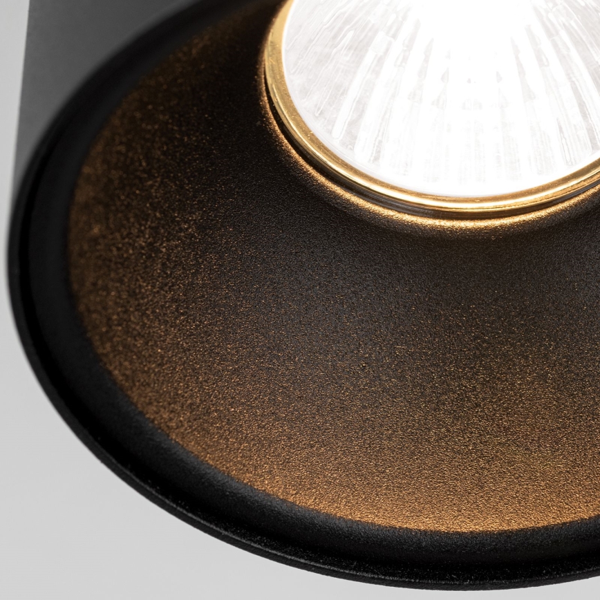 Foco orientable STARLIGHT 1xGU10/50W/230V negro/dorado