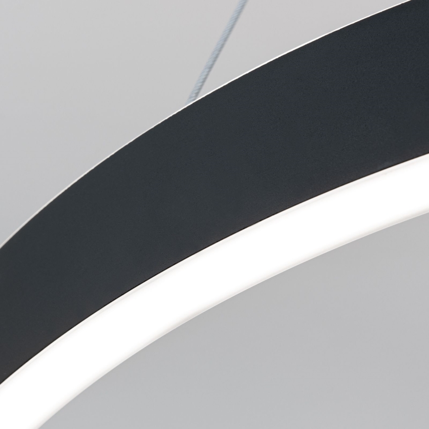 Lámpara colgante LED regulable con cable KOLK LED/60W/230V 2700/3000/4000K Ø 60 cm negra