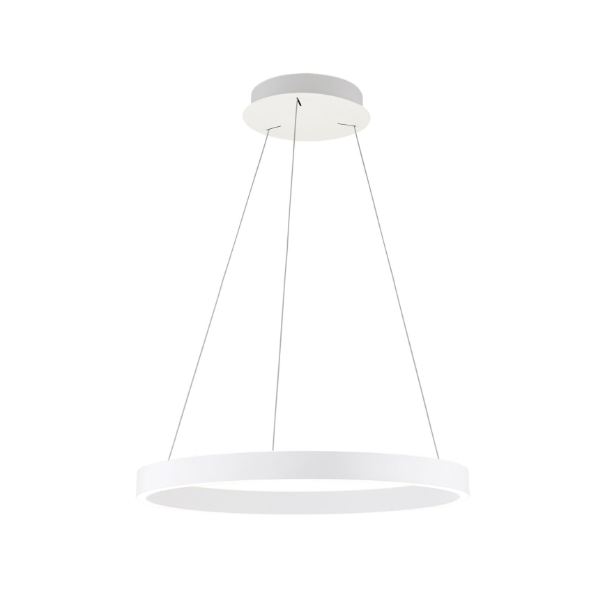 Lámpara colgante LED regulable con cable KOLK LED/60W/230V 2700/3000/4000K diámetro 60 cm blanca