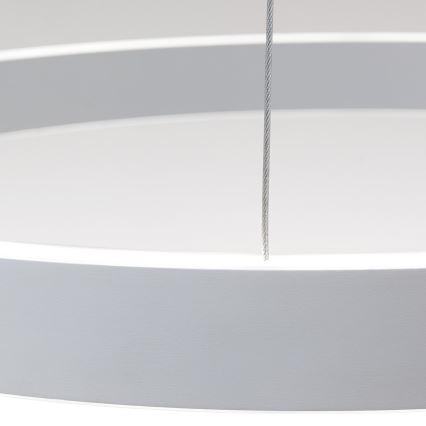 Lámpara colgante LED regulable con cable KOLK LED/60W/230V 2700/3000/4000K diámetro 60 cm blanca