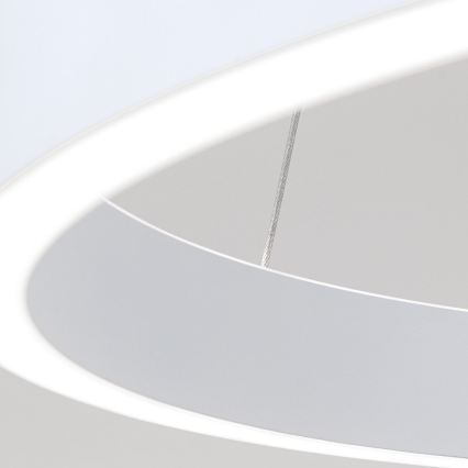 Lámpara colgante LED regulable con cable KOLK LED/60W/230V 2700/3000/4000K diámetro 60 cm blanca