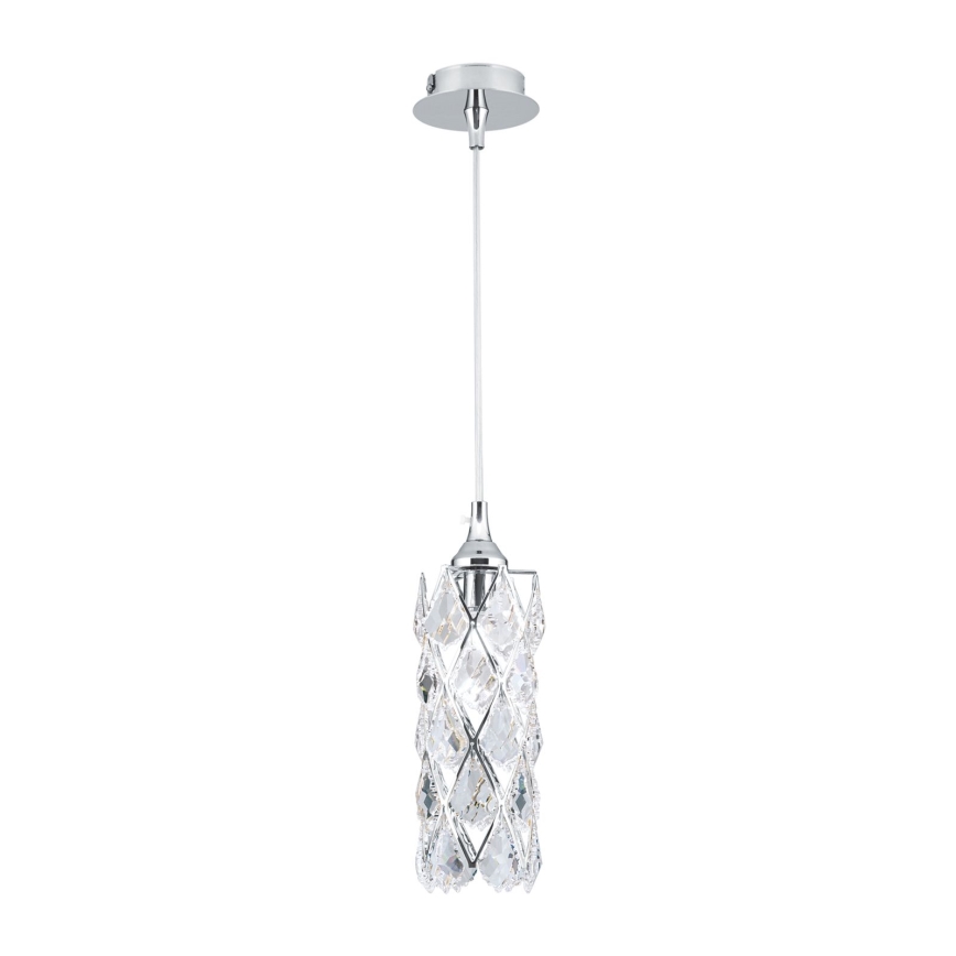 Lámpara colgante con cable RITA 1xG9/40W/230V cromo brillante