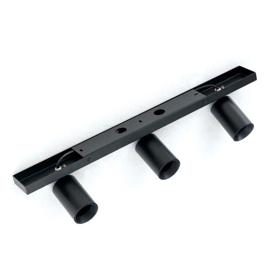 Lámpara de focos SEAN 3xGU10/13W/230V negra