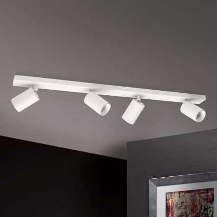 Lámpara de 4 focos SEAN 4xGU10/13W/230V blanca