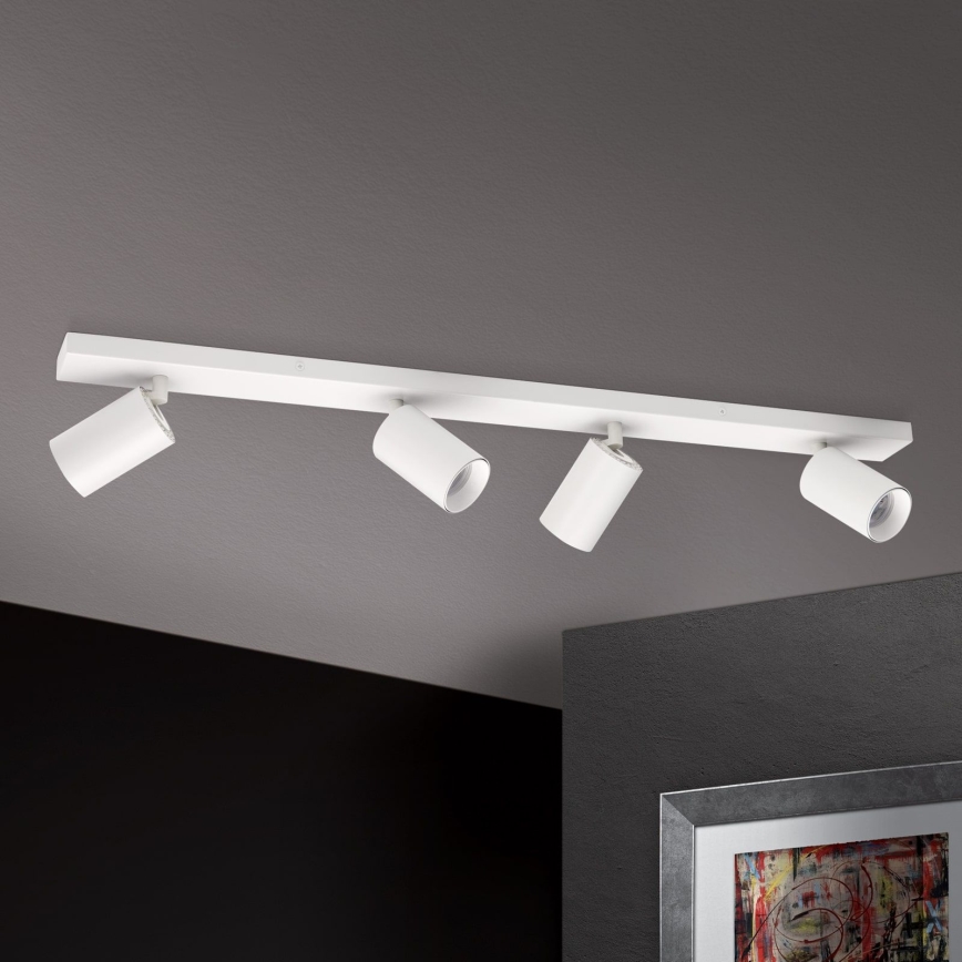 Lámpara de 4 focos SEAN 4xGU10/13W/230V blanca