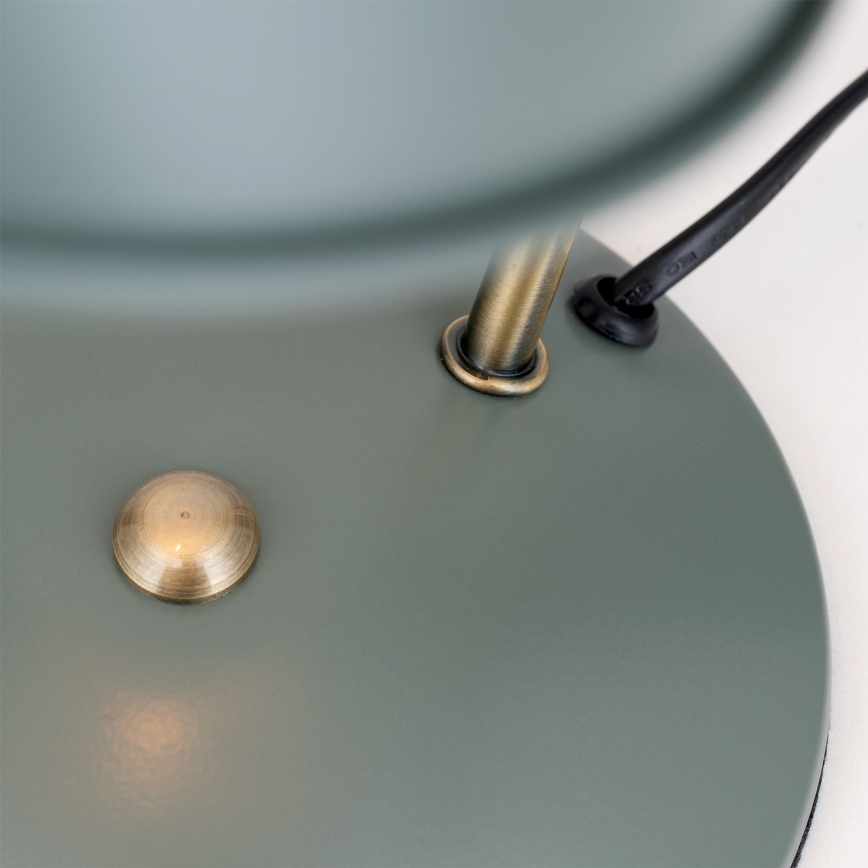 Lámpara de mesa FEDRA 1xE14/40W/230V verde menta/latón