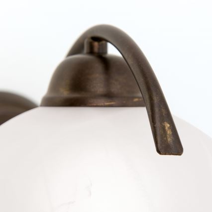 Lámpara de pared RULA 1xE27/40W/230V blanco/bronce