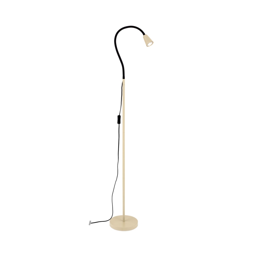 Lámpara de pie flexible DOTTY 1xGU10/10W/230V beige/negro