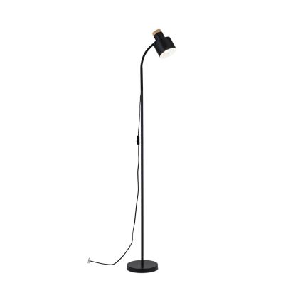 Lámpara de pie GILI 1xE27/40W/230V negra